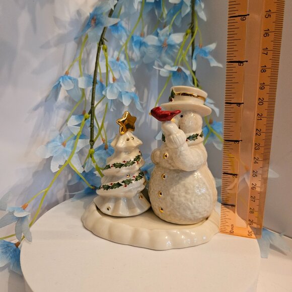 Lenox Happy Holly Days Snowman Salt and Pepper - Picture 15 of 15
